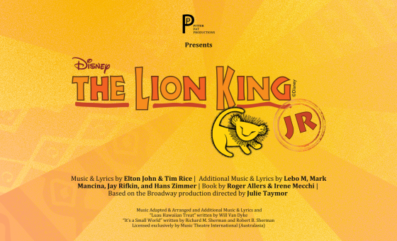 Disneys’s The Lion King Jr